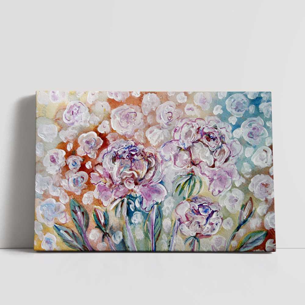 Artistic Floral Oil Painting for Modern Homes