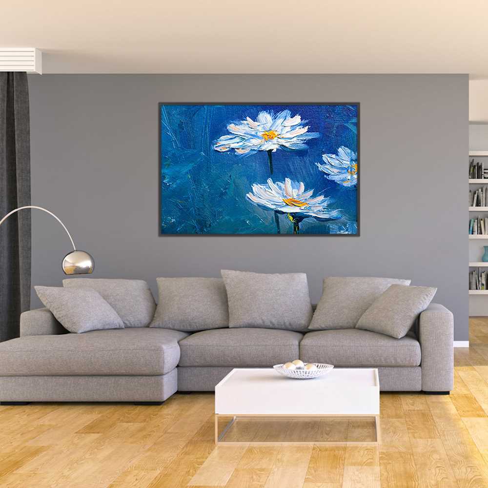 Chic Flower Oil Painting for Stylish Living Rooms