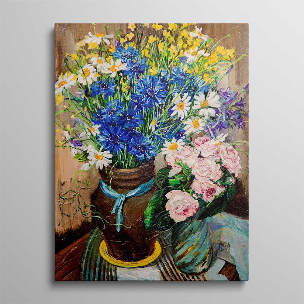 Luxury Floral Oil Painting for Upscale Interiors