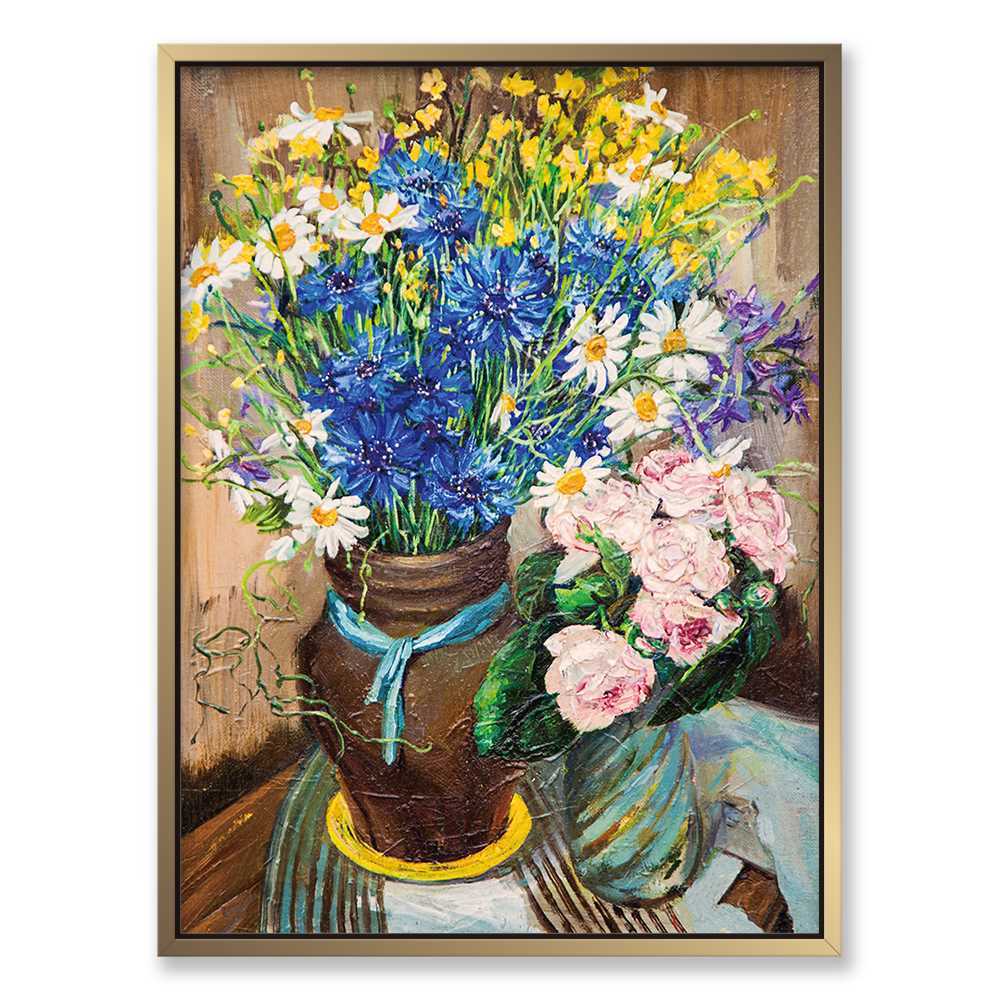 Luxury Floral Oil Painting for Upscale Interiors