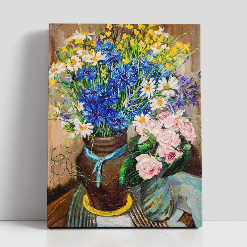 Luxury Floral Oil Painting for Upscale Interiors