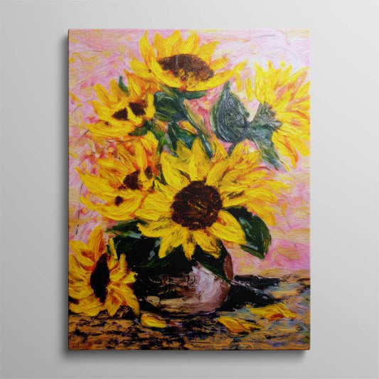 Vintage Flower Oil Painting for Timeless Decor