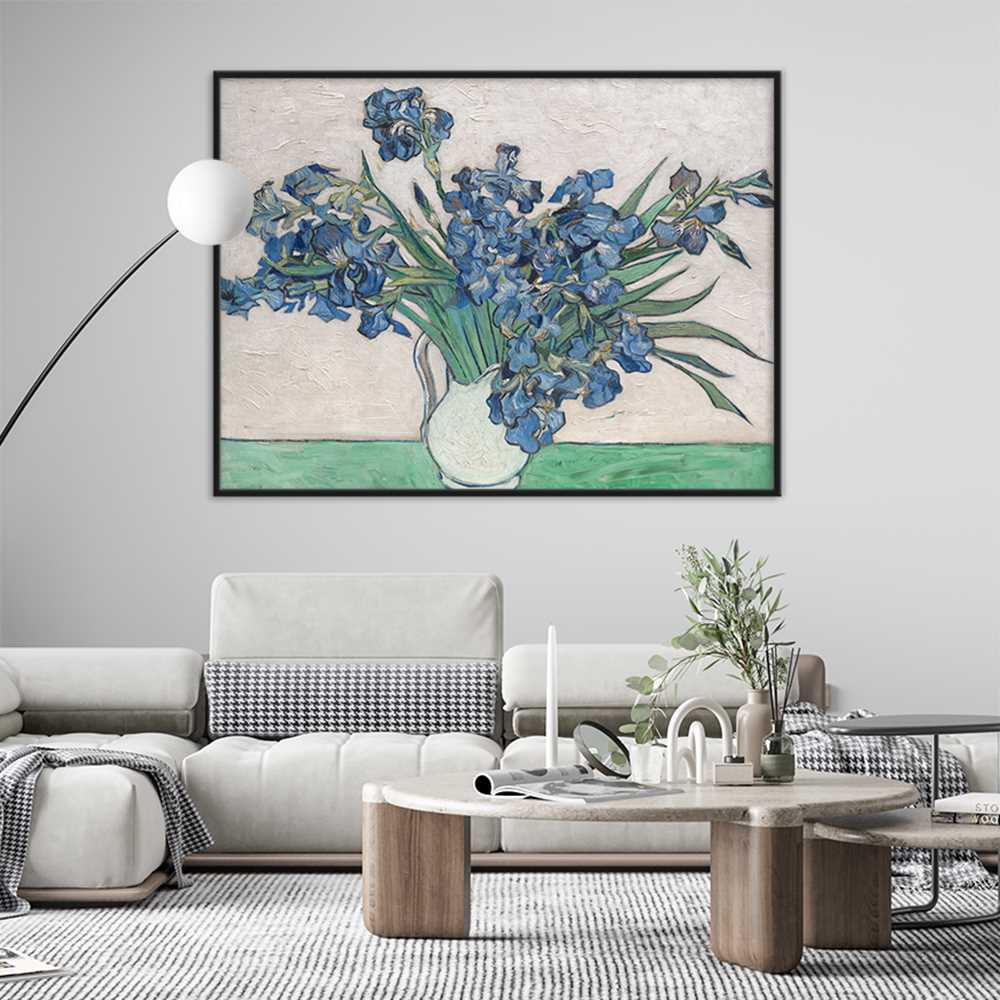 Bold Flower Oil Painting for Statement Walls