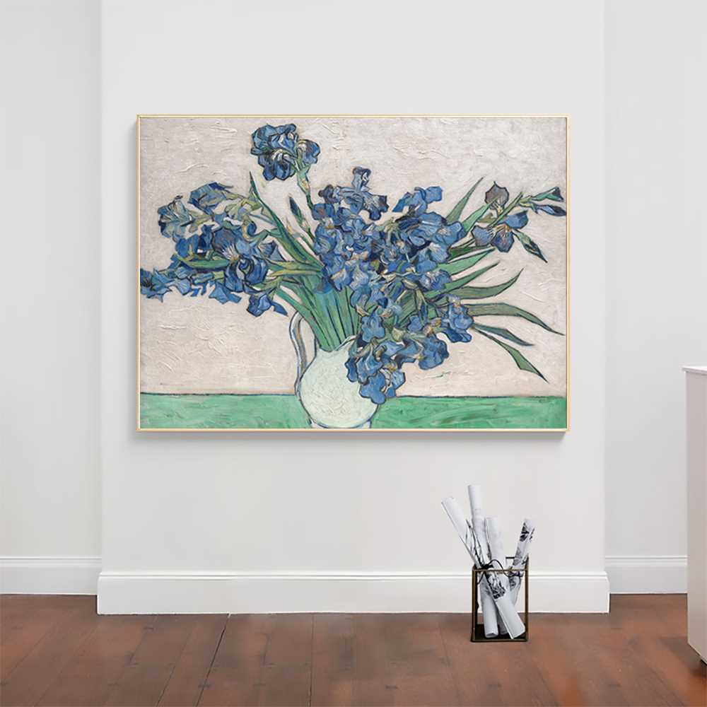 Bold Flower Oil Painting for Statement Walls