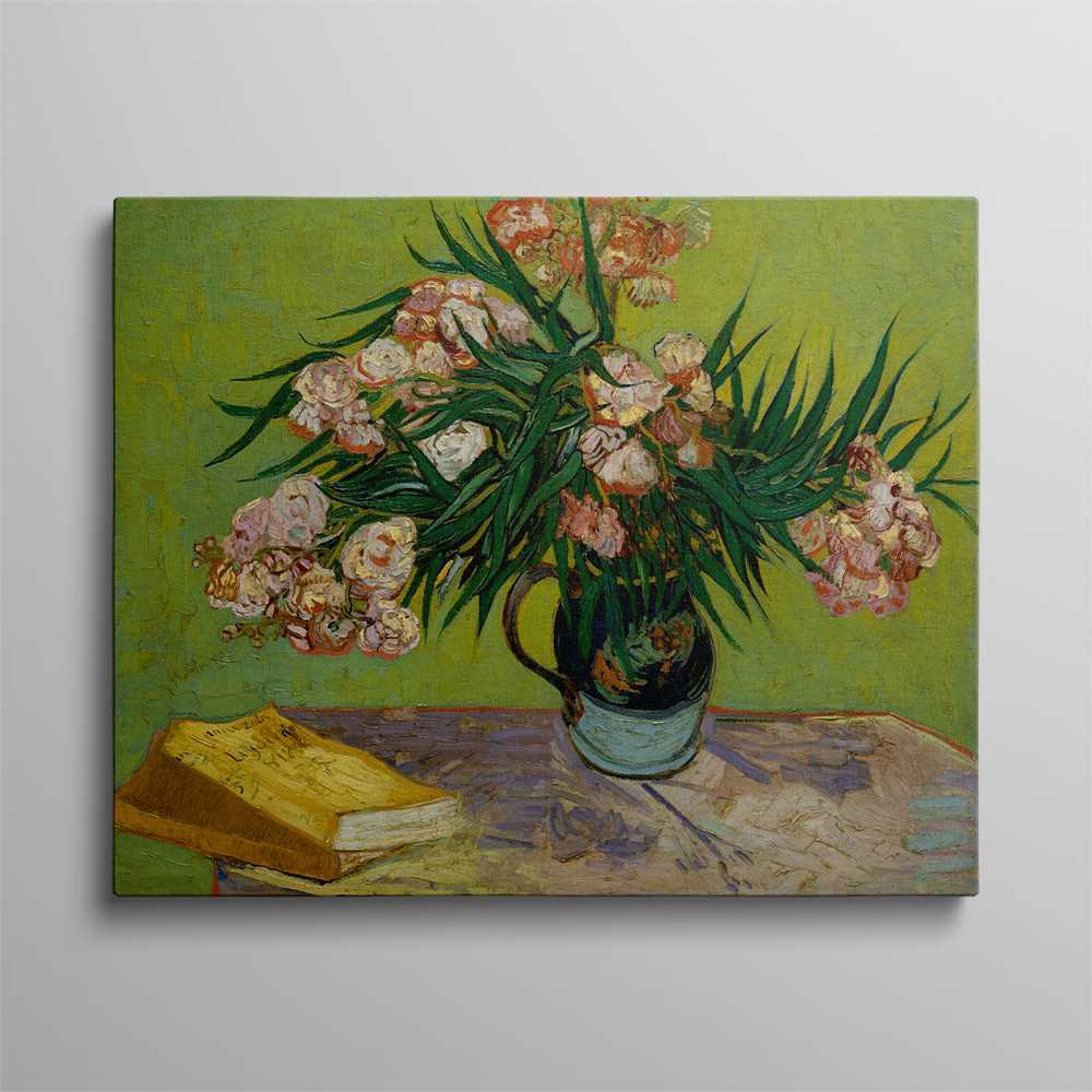 Soothing Floral Oil Painting with Pastel Shades