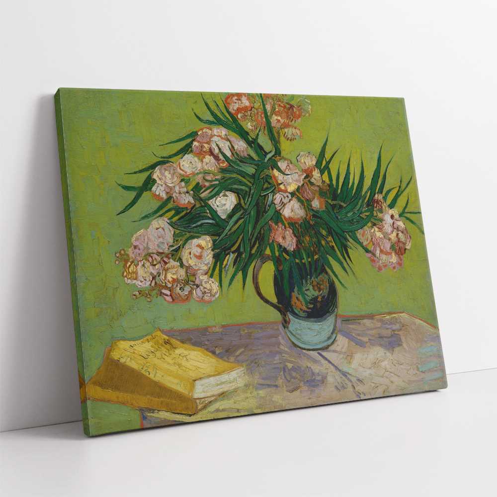 Soothing Floral Oil Painting with Pastel Shades