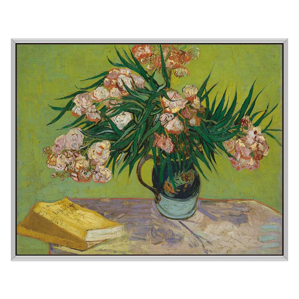 Soothing Floral Oil Painting with Pastel Shades