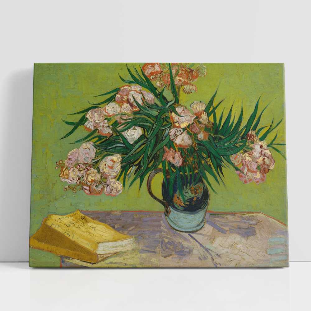 Soothing Floral Oil Painting with Pastel Shades