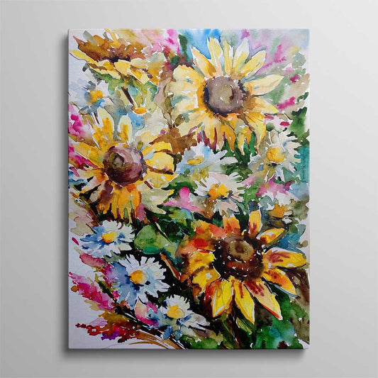 Handmade Flower Oil Painting for Exclusive Decor