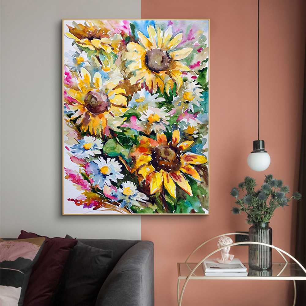 Handmade Flower Oil Painting for Exclusive Decor