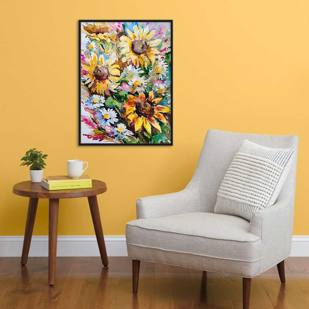 Handmade Flower Oil Painting for Exclusive Decor