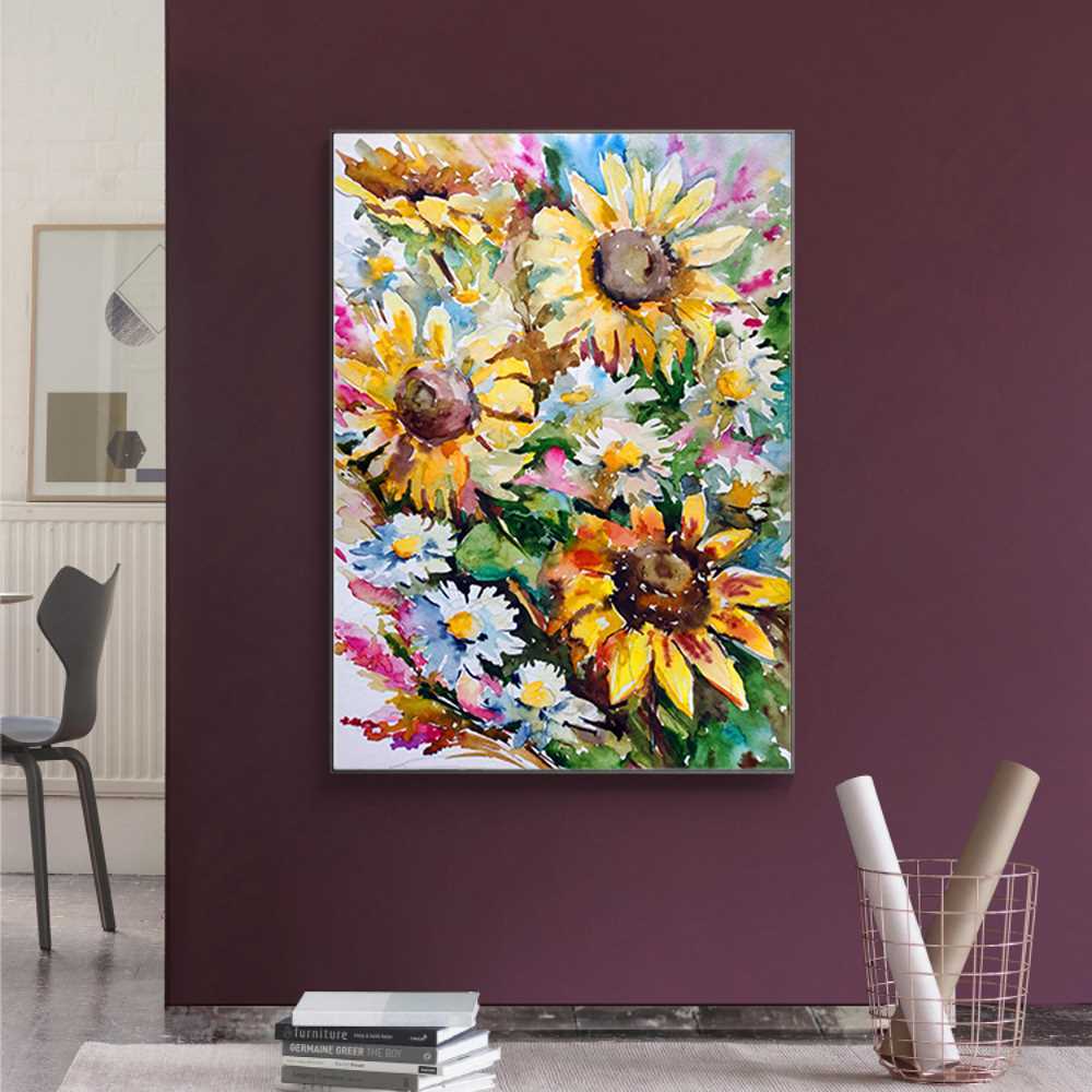 Handmade Flower Oil Painting for Exclusive Decor