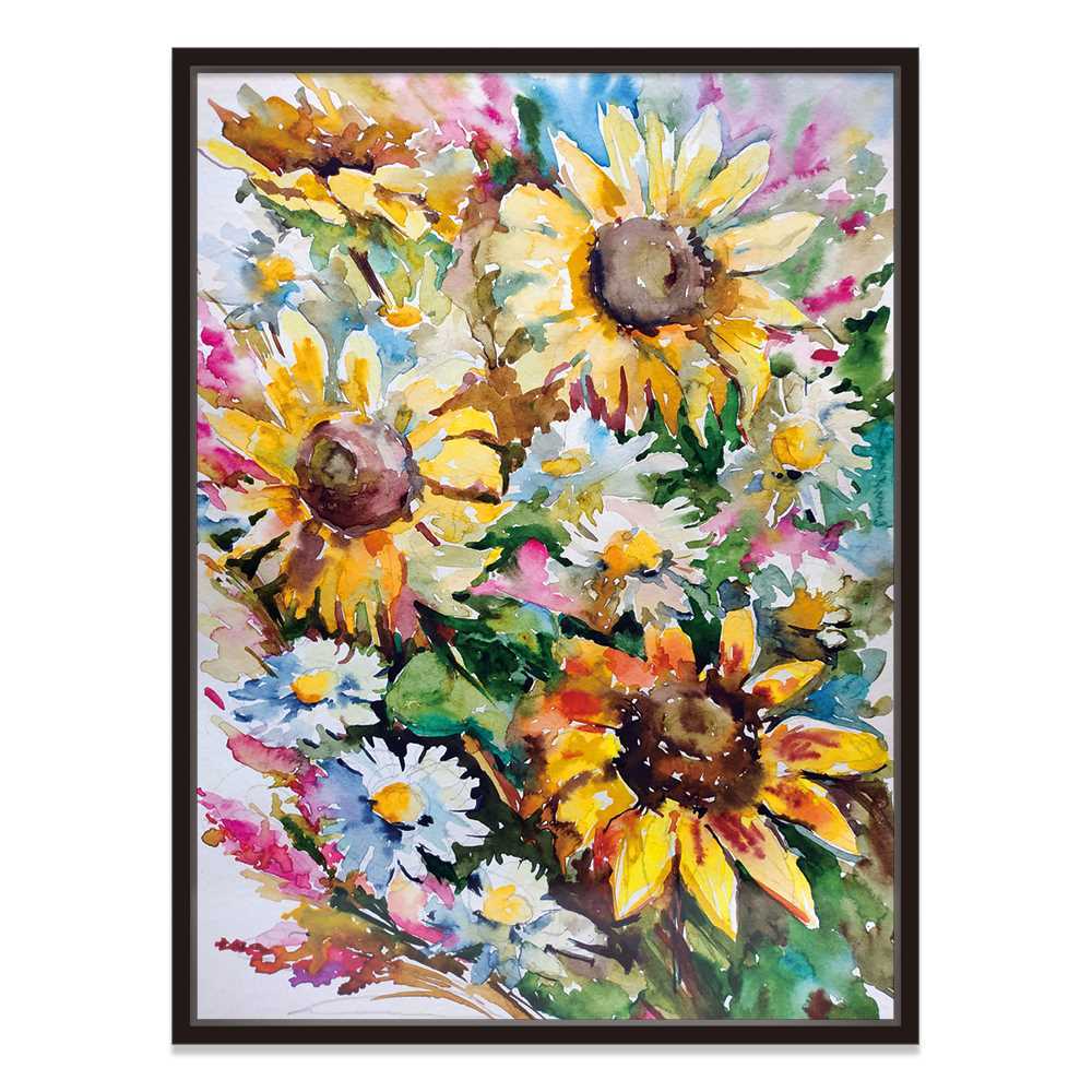 Handmade Flower Oil Painting for Exclusive Decor