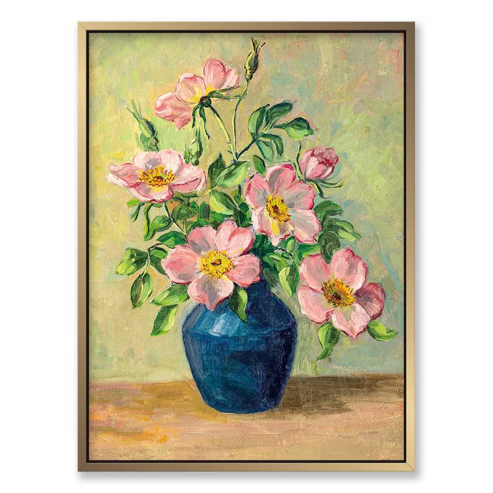 Artistic Oil Painting of Floral Arrangements