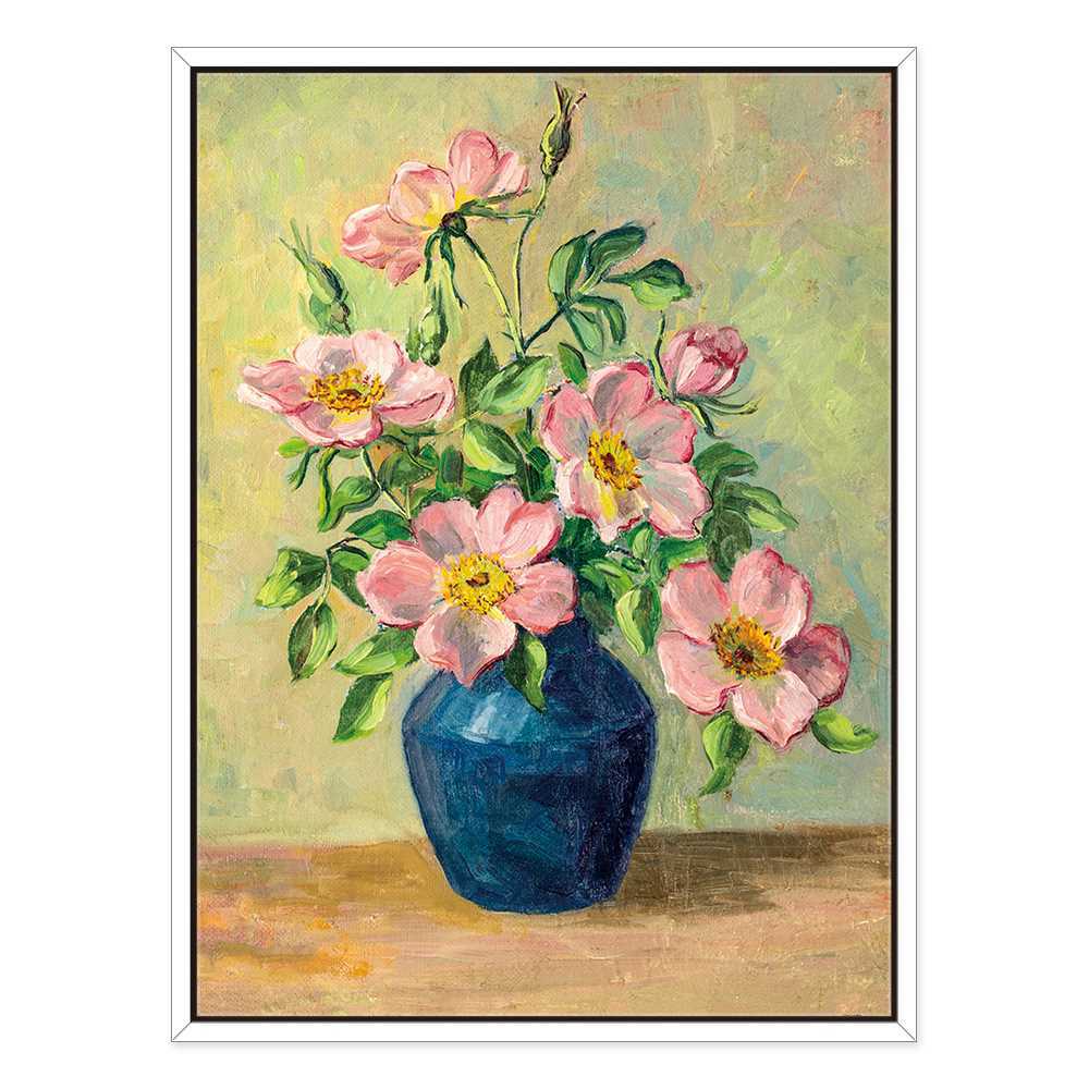 Artistic Oil Painting of Floral Arrangements