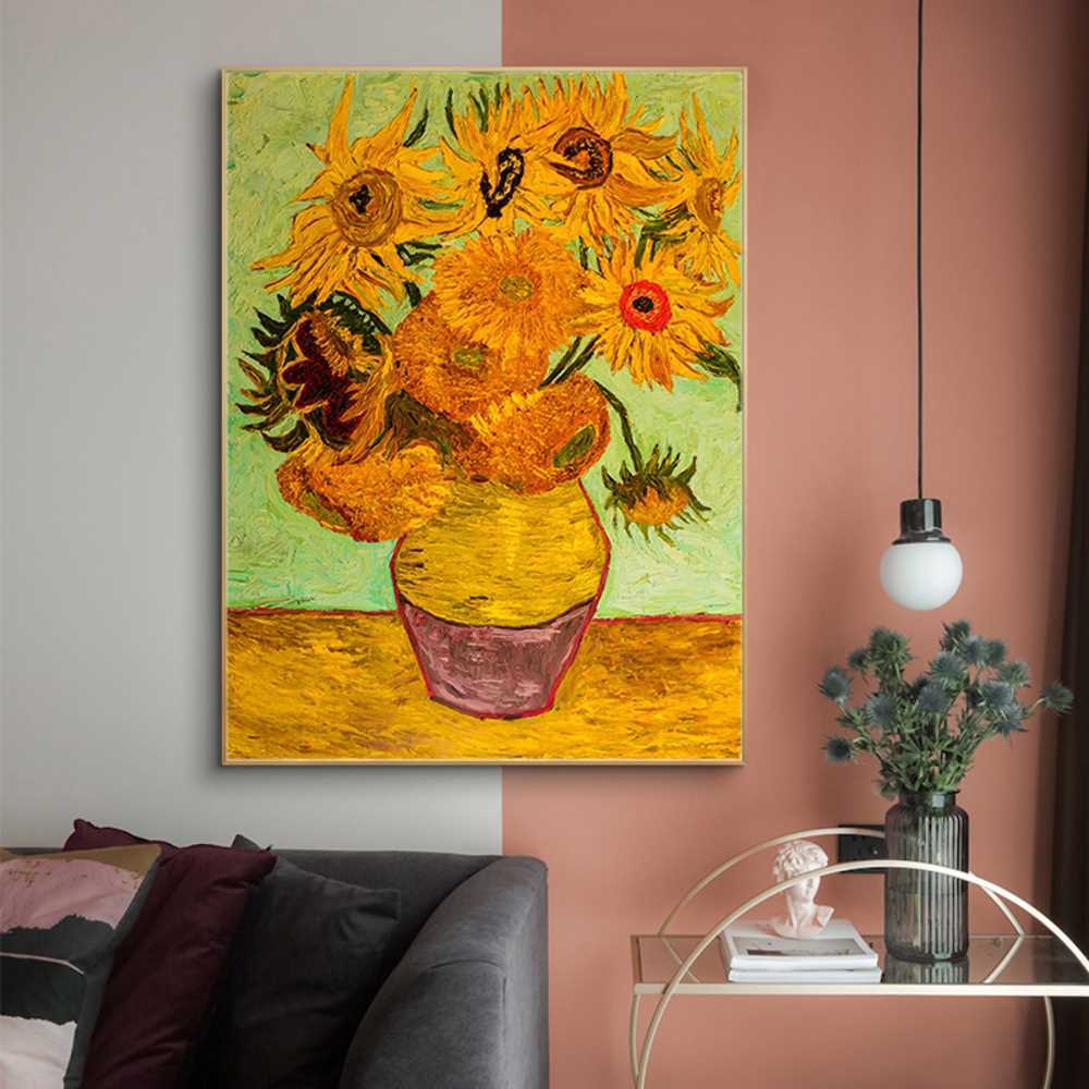 Luxury Flower Oil Painting with a Contemporary Touch