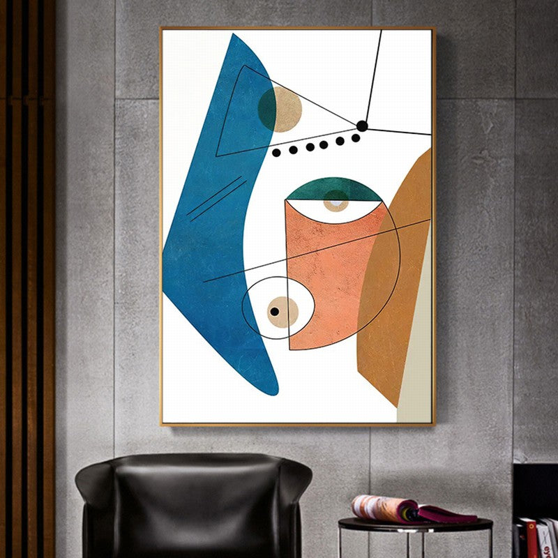 Modern Simplicity: Fresh Hues with Minimalist Art