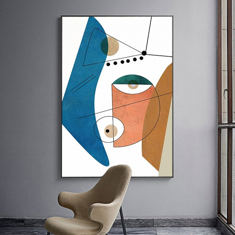 Modern Simplicity: Fresh Hues with Minimalist Art