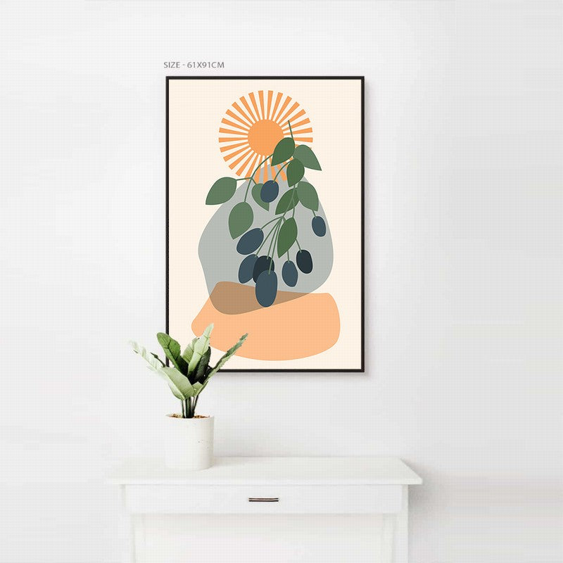 Refreshing Lines: Minimalist Art with Soft Tones