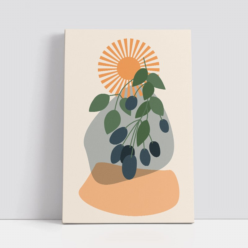 Refreshing Lines: Minimalist Art with Soft Tones