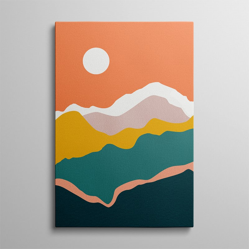 Gentle Lines: Minimalist Art in Refreshing Colors