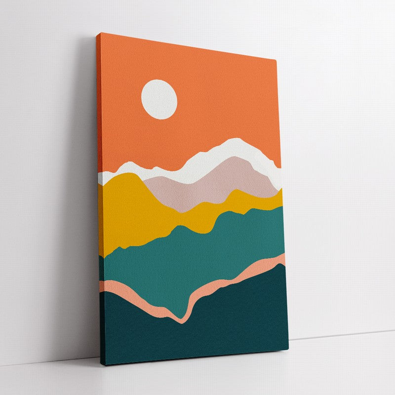 Gentle Lines: Minimalist Art in Refreshing Colors