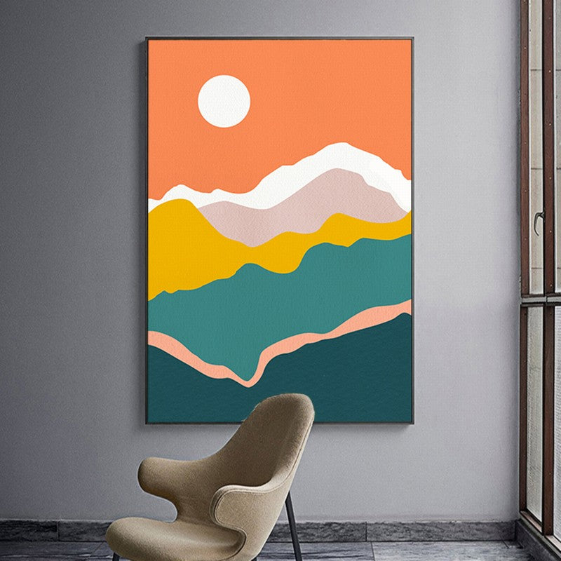 Gentle Lines: Minimalist Art in Refreshing Colors