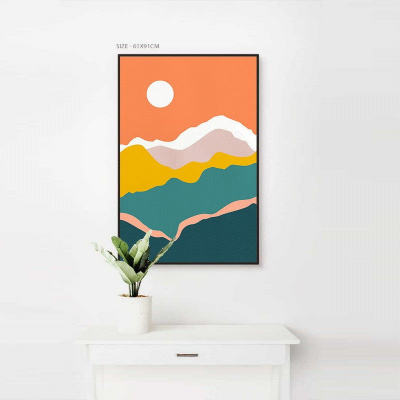 Gentle Lines: Minimalist Art in Refreshing Colors