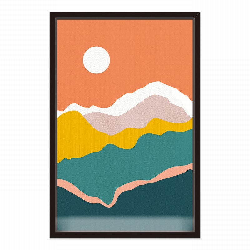 Gentle Lines: Minimalist Art in Refreshing Colors