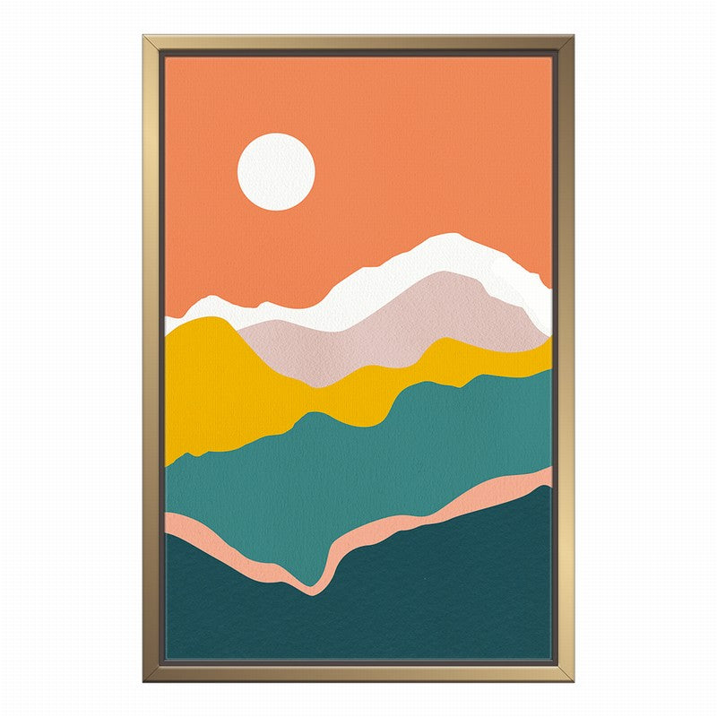 Gentle Lines: Minimalist Art in Refreshing Colors