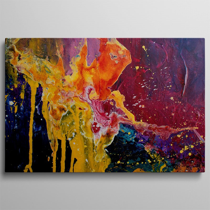 Timeless Layers: Abstract Oil Art