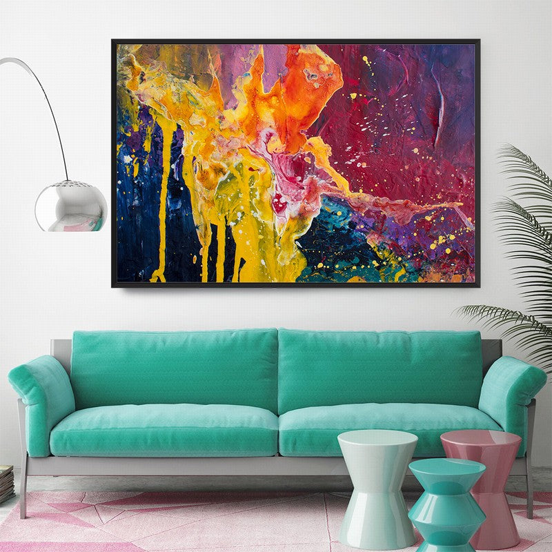 Timeless Layers: Abstract Oil Art