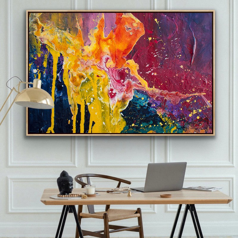 Timeless Layers: Abstract Oil Art