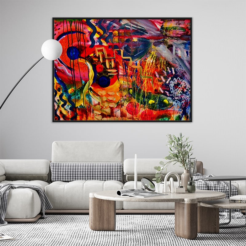 Timeless Expressions: Abstract Oil Canvas