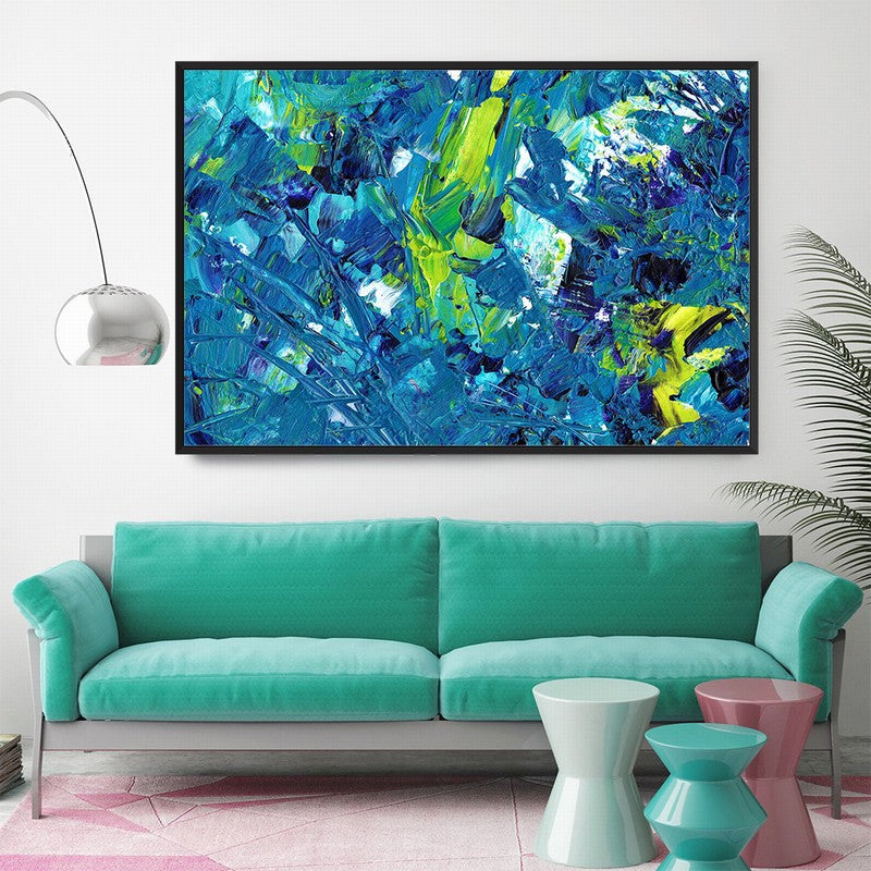 Artistic Simplicity: Abstract Oil Painting