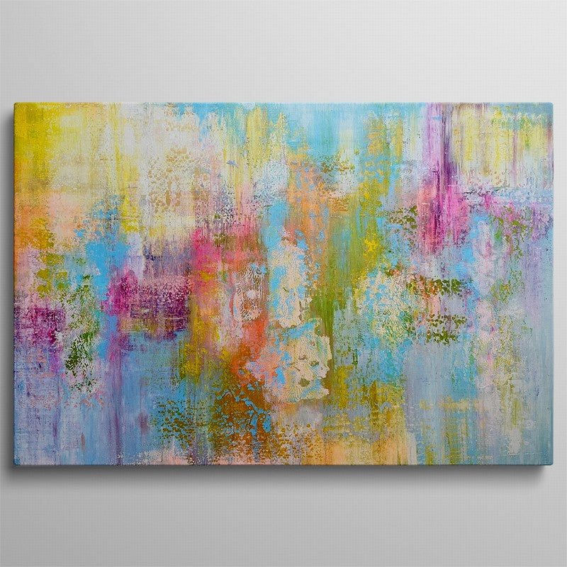 Artful Simplicity: Abstract Oil Canvas