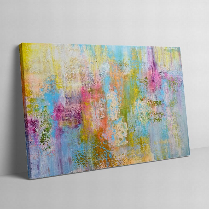 Artful Simplicity: Abstract Oil Canvas