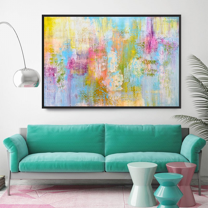 Artful Simplicity: Abstract Oil Canvas