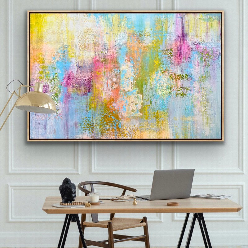 Artful Simplicity: Abstract Oil Canvas