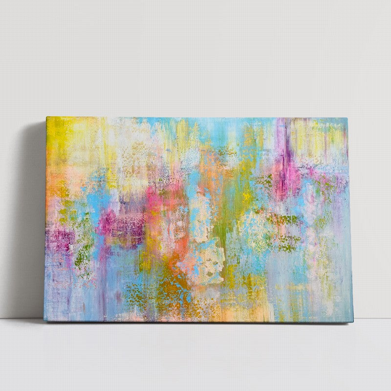 Artful Simplicity: Abstract Oil Canvas