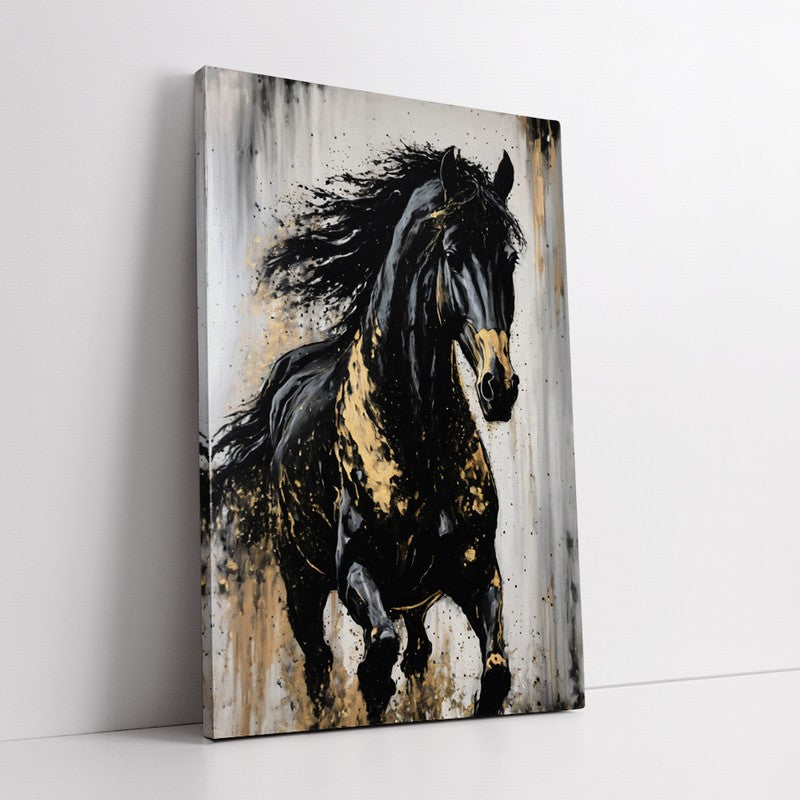 Equestrian Beauty: Horse Oil Painting