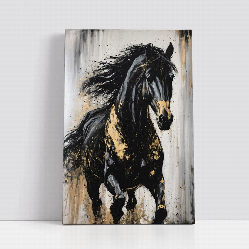 Equestrian Beauty: Horse Oil Painting