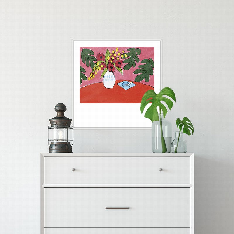 Square Plant and Flower Canvas Art