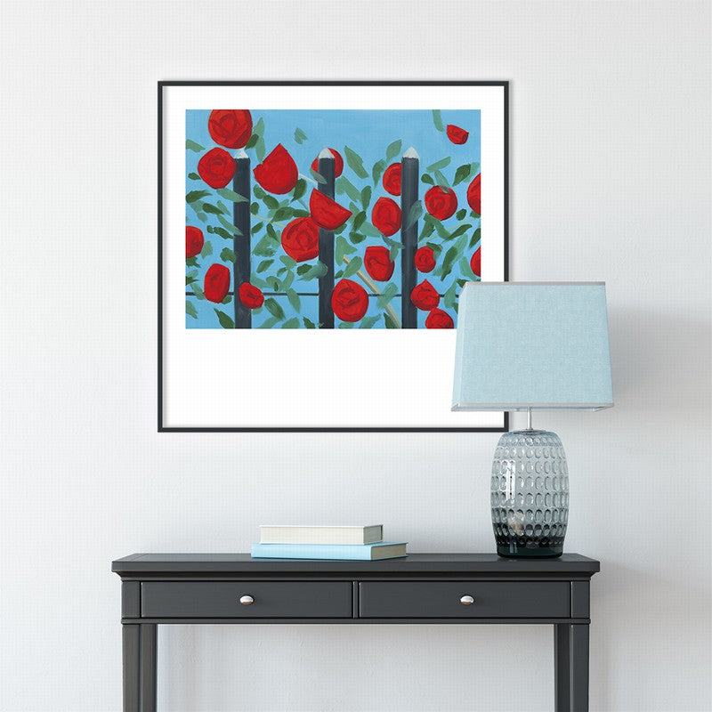 Square Canvas Art of Hand-Painted Plants