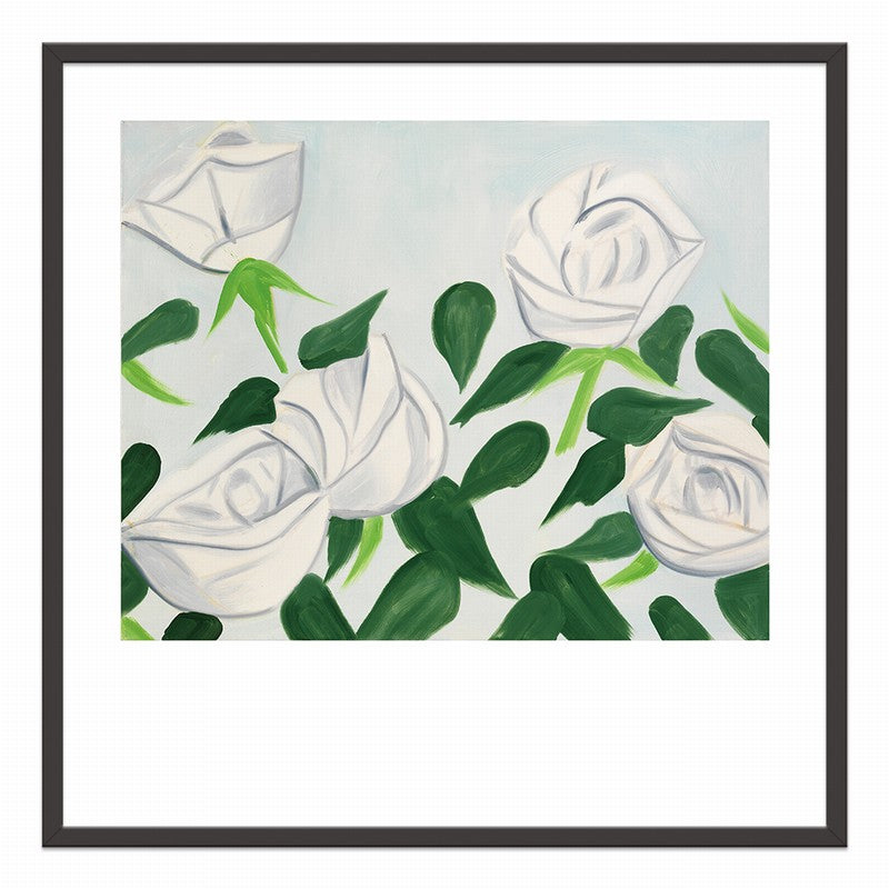 Square Hand-Painted Floral Artwork for Walls