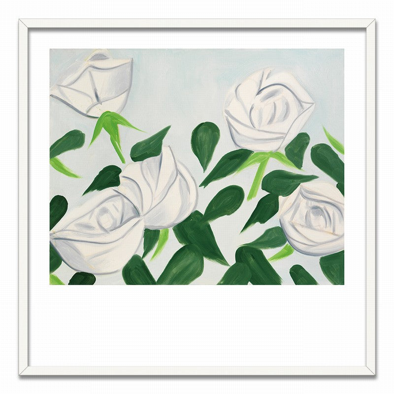 Square Hand-Painted Floral Artwork for Walls