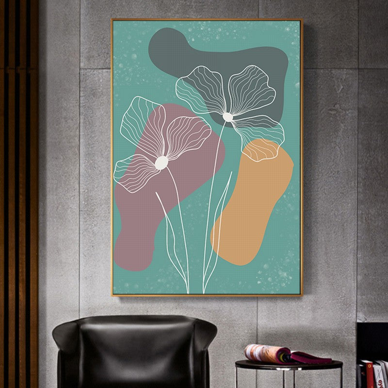 Chic Colors: Fresh Palette and Minimalist Art