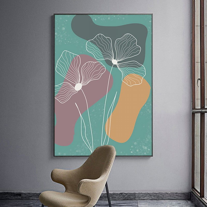 Chic Colors: Fresh Palette and Minimalist Art