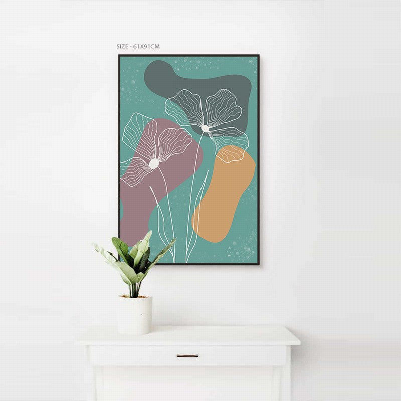 Chic Colors: Fresh Palette and Minimalist Art