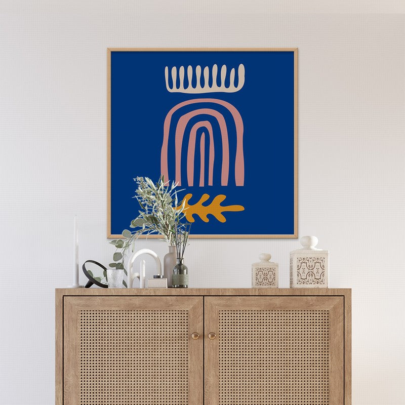 Klein Blue Canvas Art